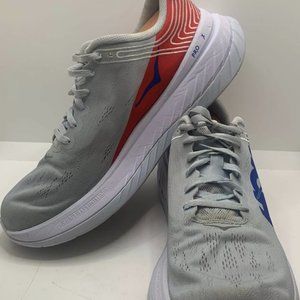 Hoka One One Mens Carbon X Plein Air/Poppy Red Lace Up Running Shoes US 9.5 B(M)